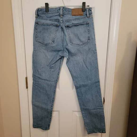 Madewell Relaxed Taper Medium Light Wash Denim Jeans W29 L30 - Picture 3 of 6